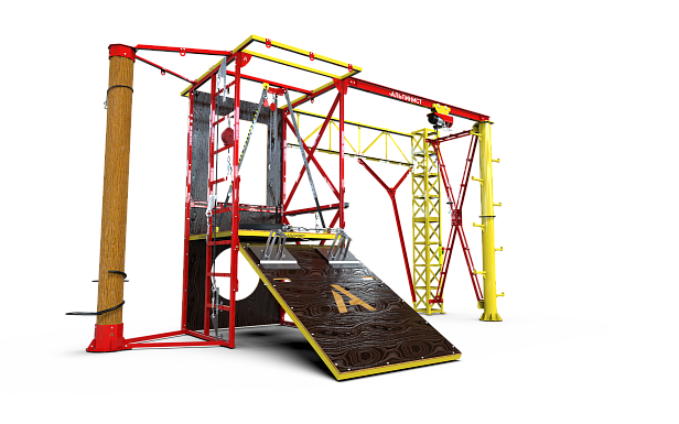 муниципальный округ Истра. ООО "Вентопро" установили учебно-тренировочный полигон "Альпинист 02-02"для своих тренировок специалистов